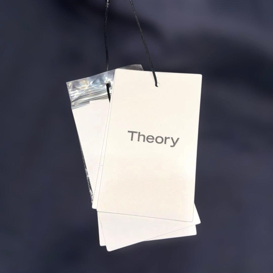 新品未使用 Theoryネイビーロングスカート 麻 イタリア製