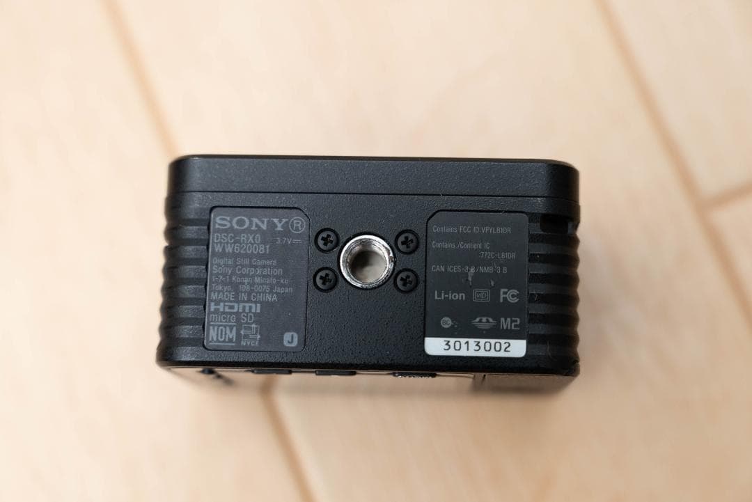 SONY RX0 コンパクトデジタルカメラ