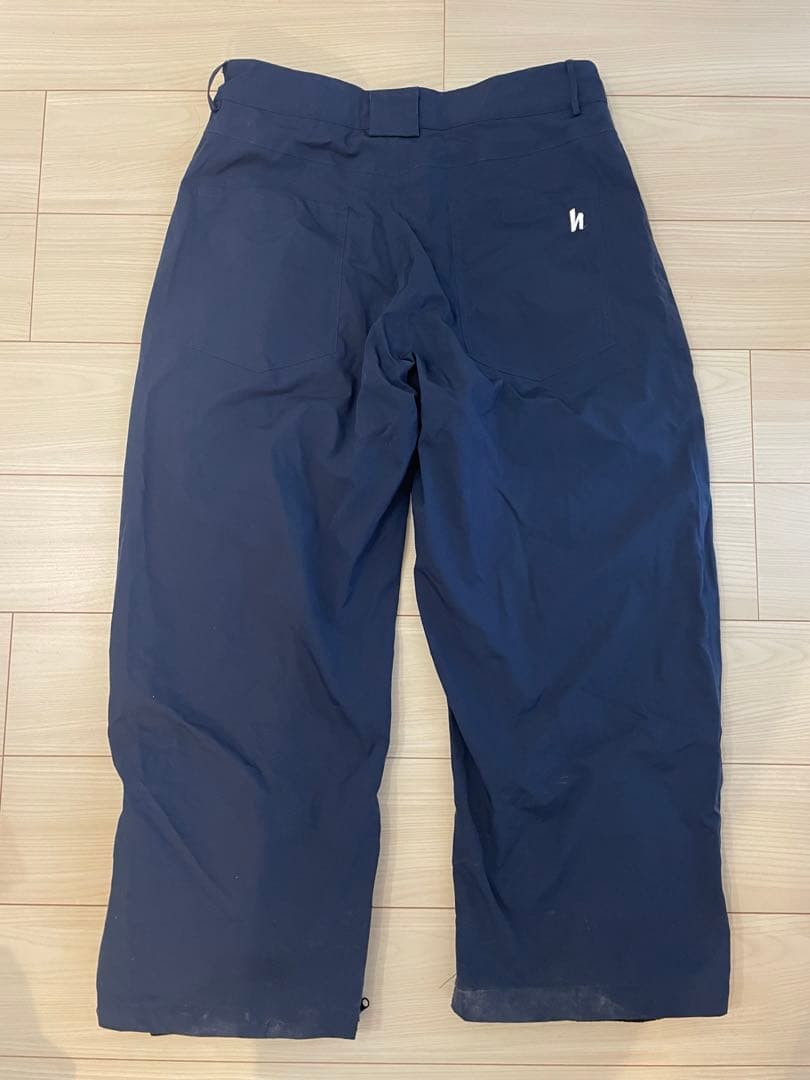 harlaut apparel パンツ フリースキーMサイズ　ネイビー