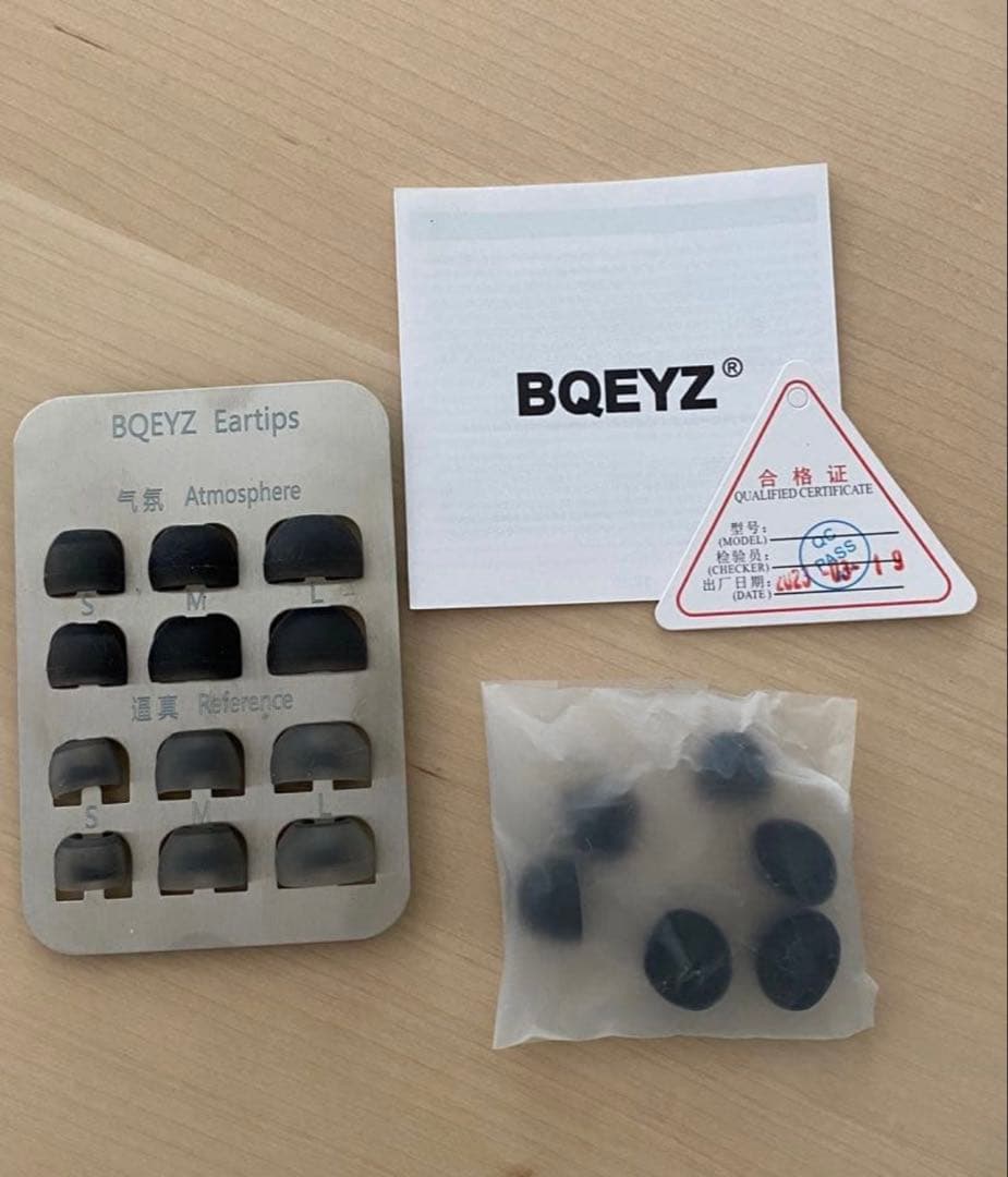 BQEYZ ビーキューアイズ イヤホン Winter ブラック 4.4mm①