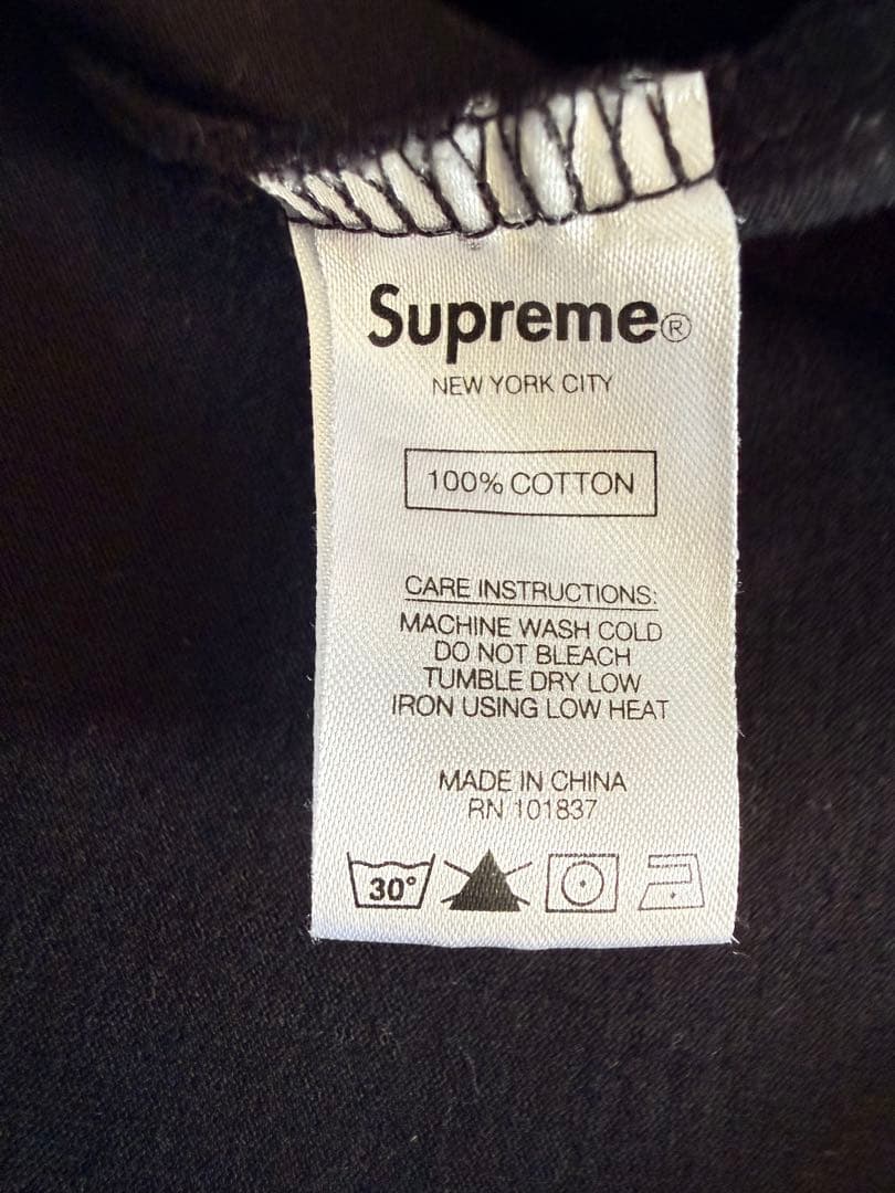 トップス Supreme Signature Label S/S Top \"Black\"