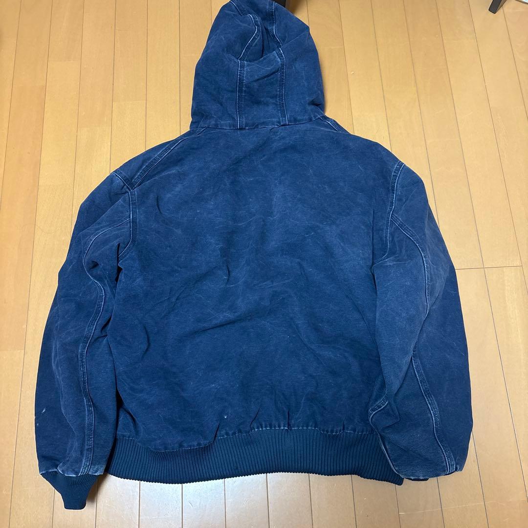 モ*太様 Carhartt フード付きジャンパー ネイビー X-Large