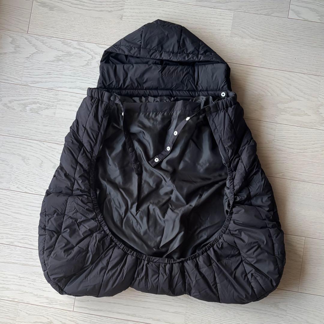 THE NORTH FACE ベビー用ポンチョ 抱っこ紐カバー ブラック