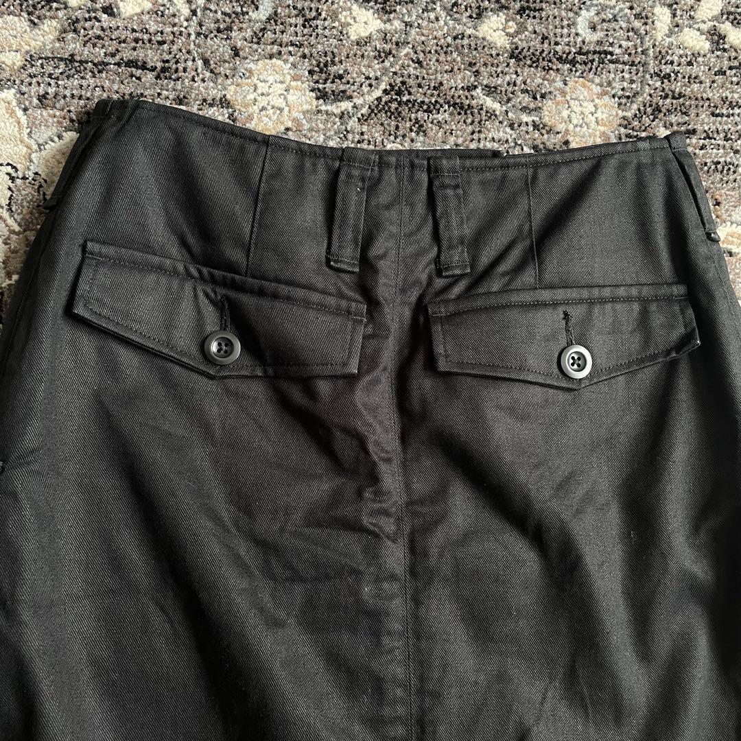 MHL. JAPANESE COTTON LINEN DRILL ロングスカート