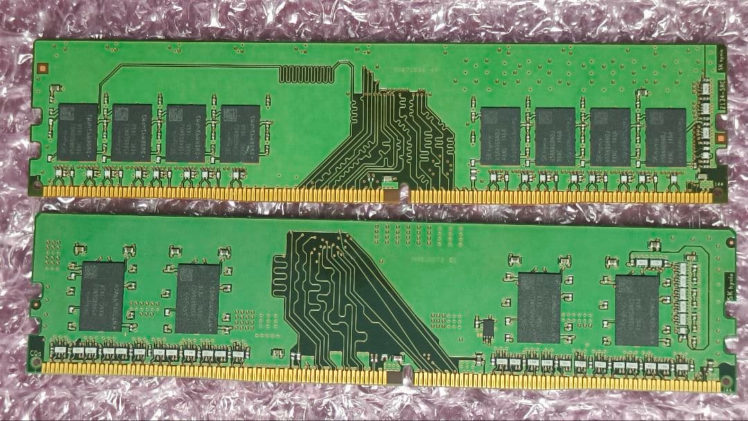 DDR4 8GBx2枚 16GB pc4-3200 動作確認済み ②
