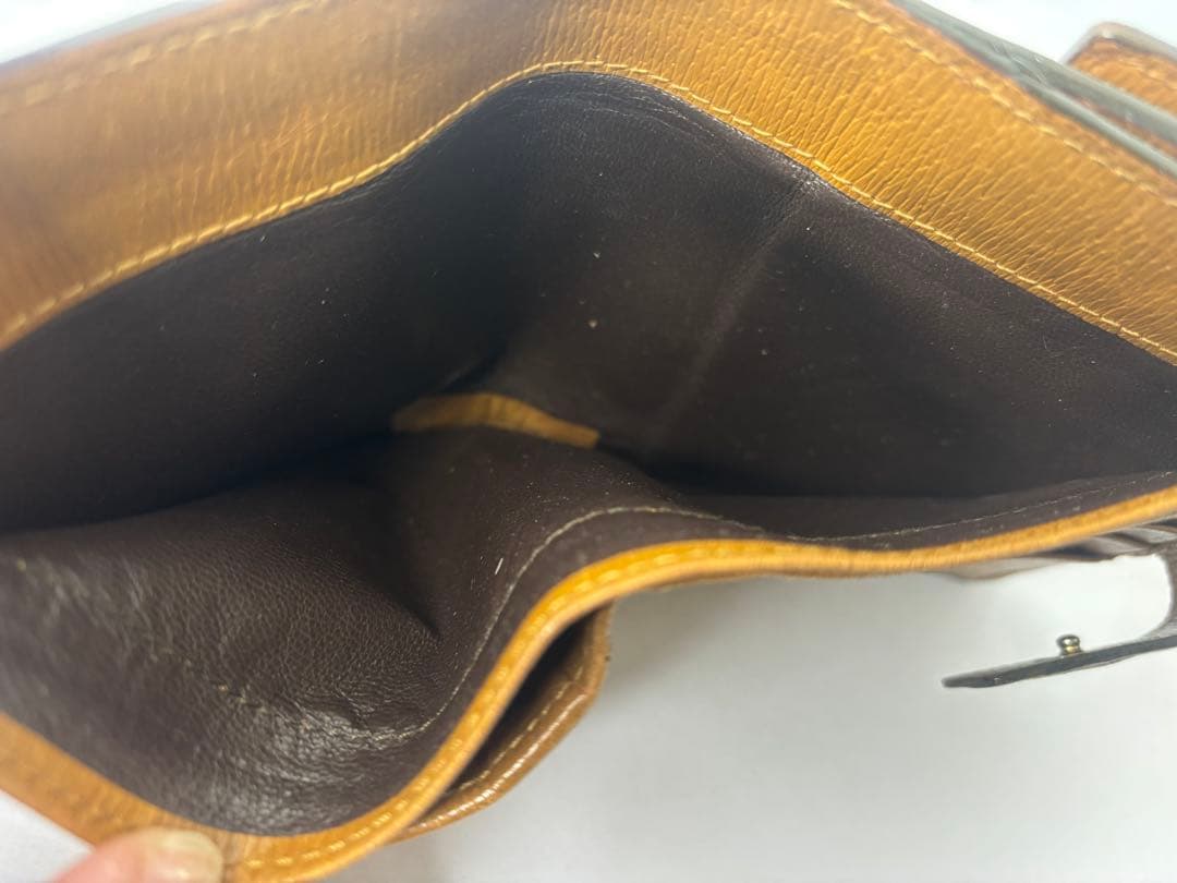 GUCCI グッチ 二つ折り財布 ブラウン