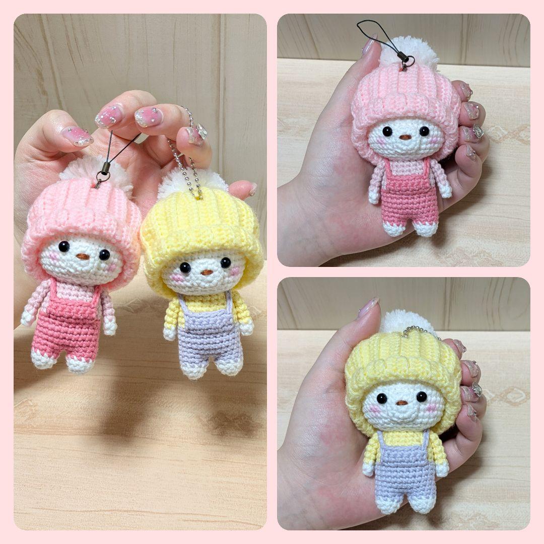 あみぐるみ くま ニット帽