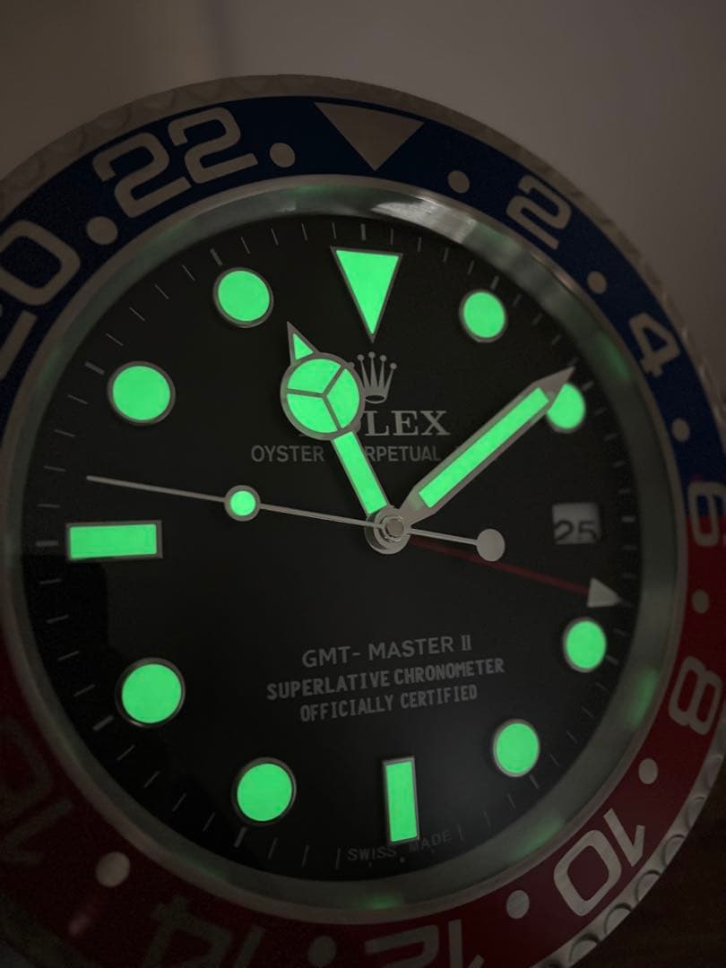 【あーーー様】ロレックス販促品 ROLEX GMT-MASTER II 掛時計