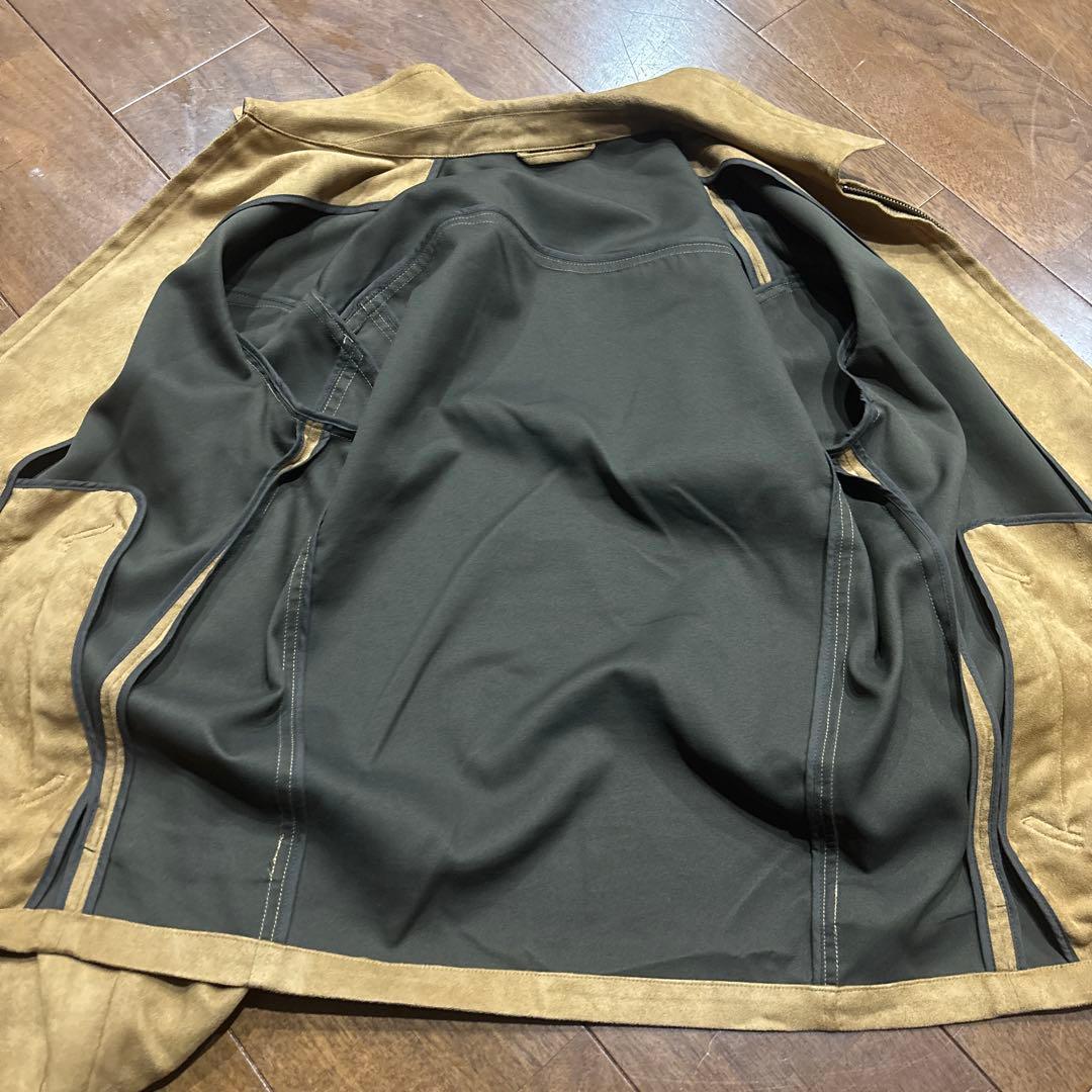 ユナイテッドアローズ フェイク スエード カバーオール ブルゾン ジャケット