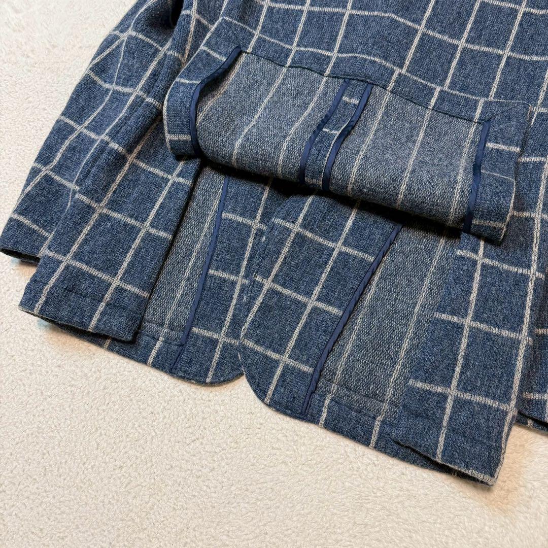 美品 Lサイズ RING JACKET テーラードジャケット チェック 日本製