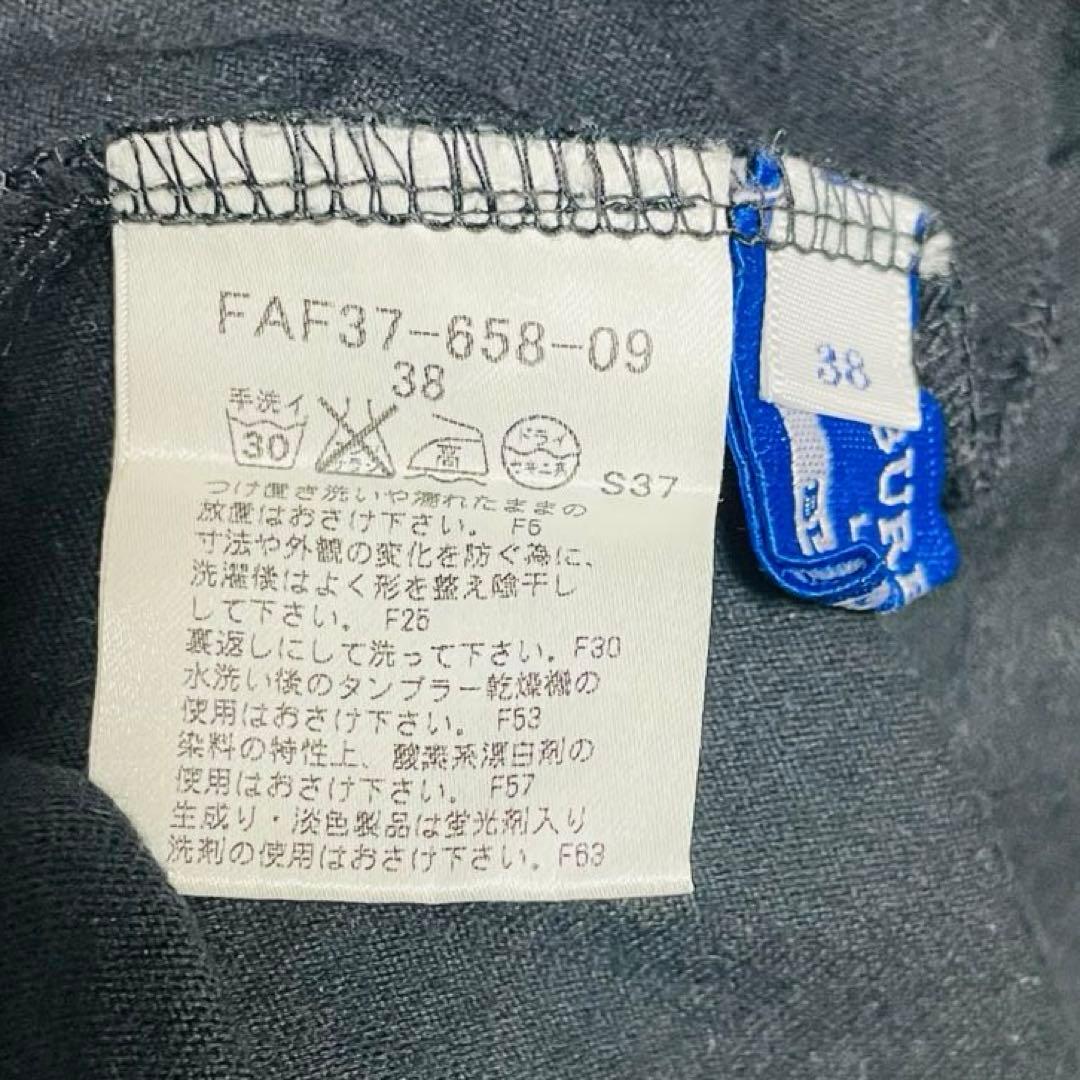 バーバリーブルーレーベル キャミ 黒 38 リボン　burberry