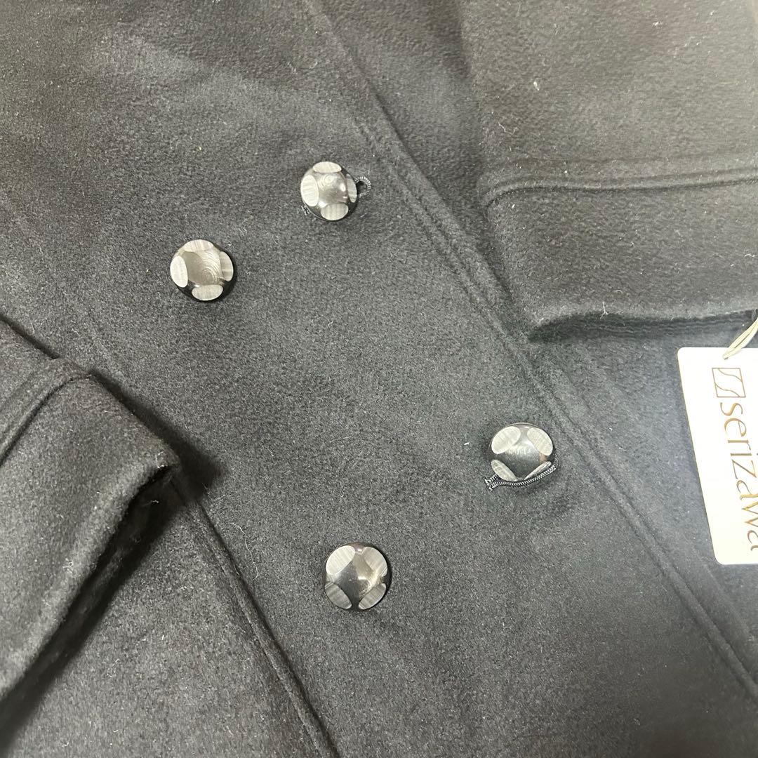【新品タグ付き】serizawa カシミヤ100% コート ブラック 定価35万