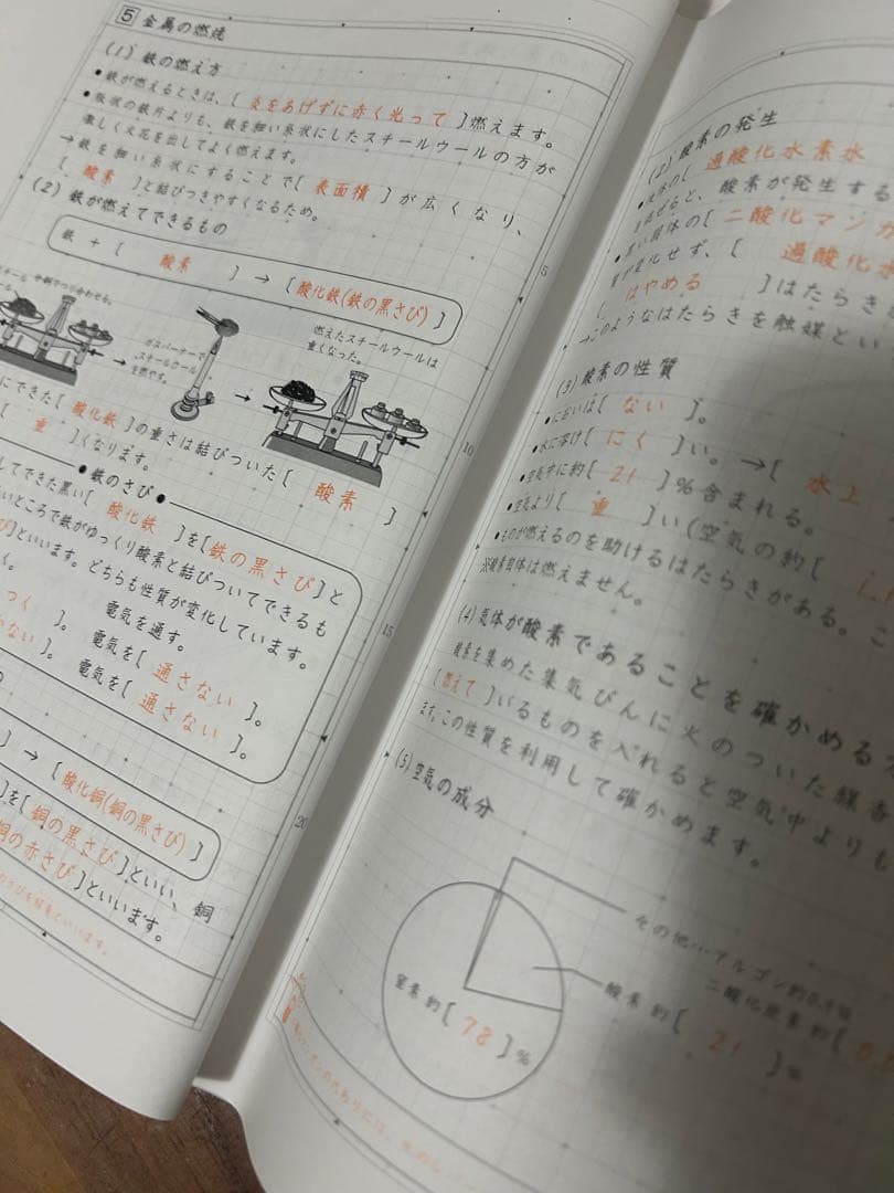 ⑤ SAPIX サピックス　sapix 理科の総完成❣️ 最後の総仕上げ❣️暗記❣️