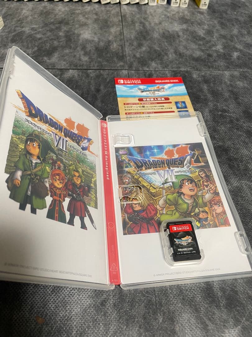 ドラクエ7 Switch 早期購入特典未使用　美品