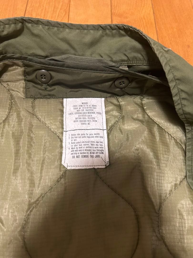 70s m65 ライナー付きmedium vintage