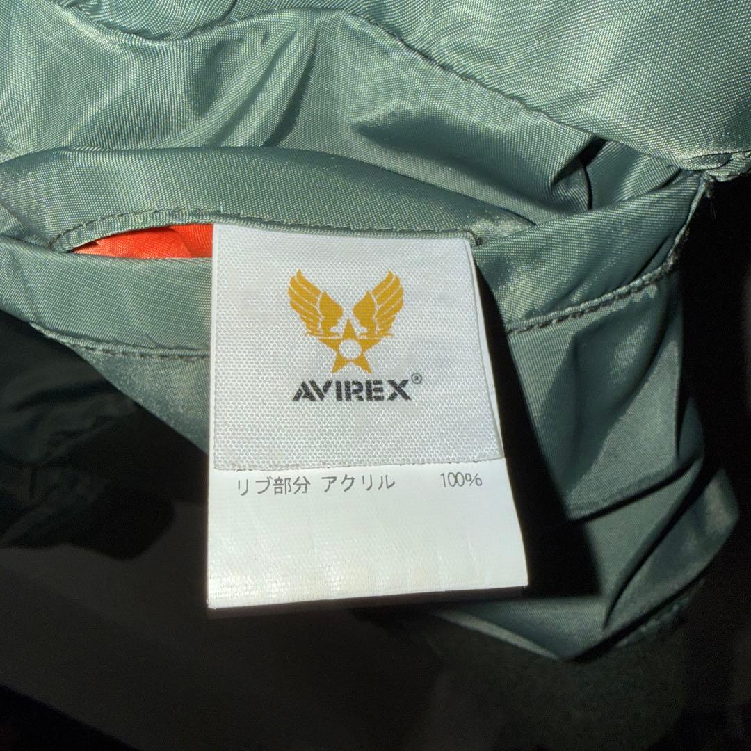 AVIREX L-2B L カーキ フライトジャケット ミリタリー 軍物 短丈