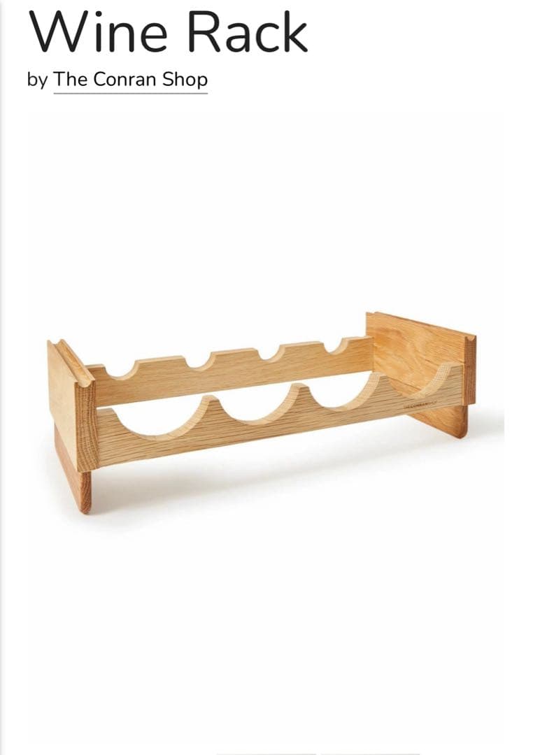 THE CONRAN SHOP 木製ワインラック 2段式