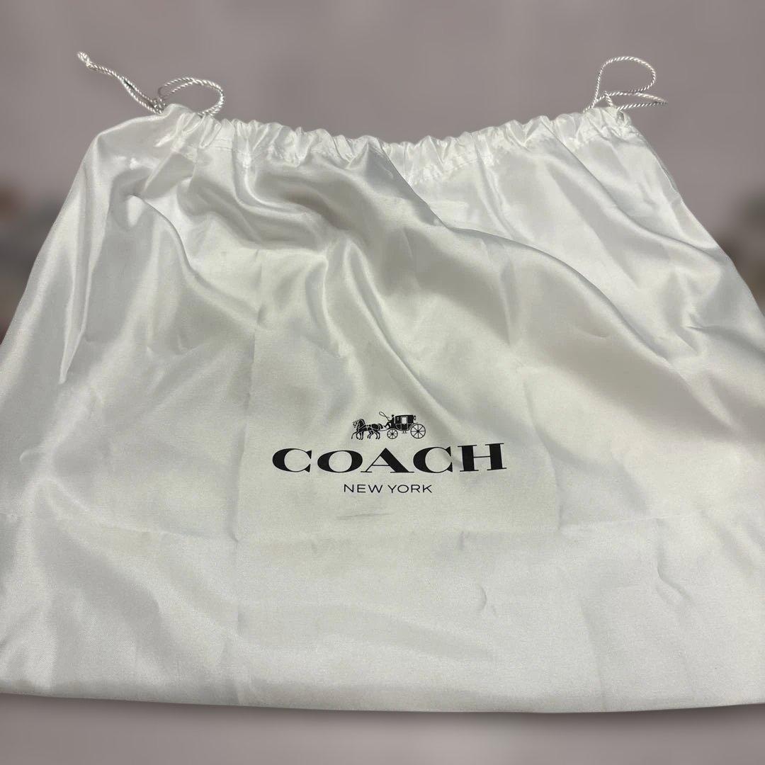 【最終価格】♡セール¥7500→6700 COACHワインキャリア 本革製