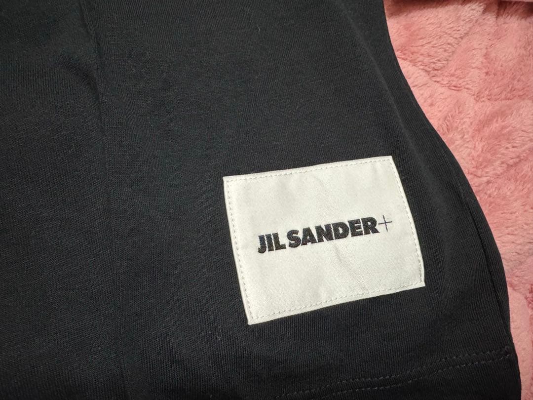 JIL SANDER+ ブラックTシャツ 3枚セット xs