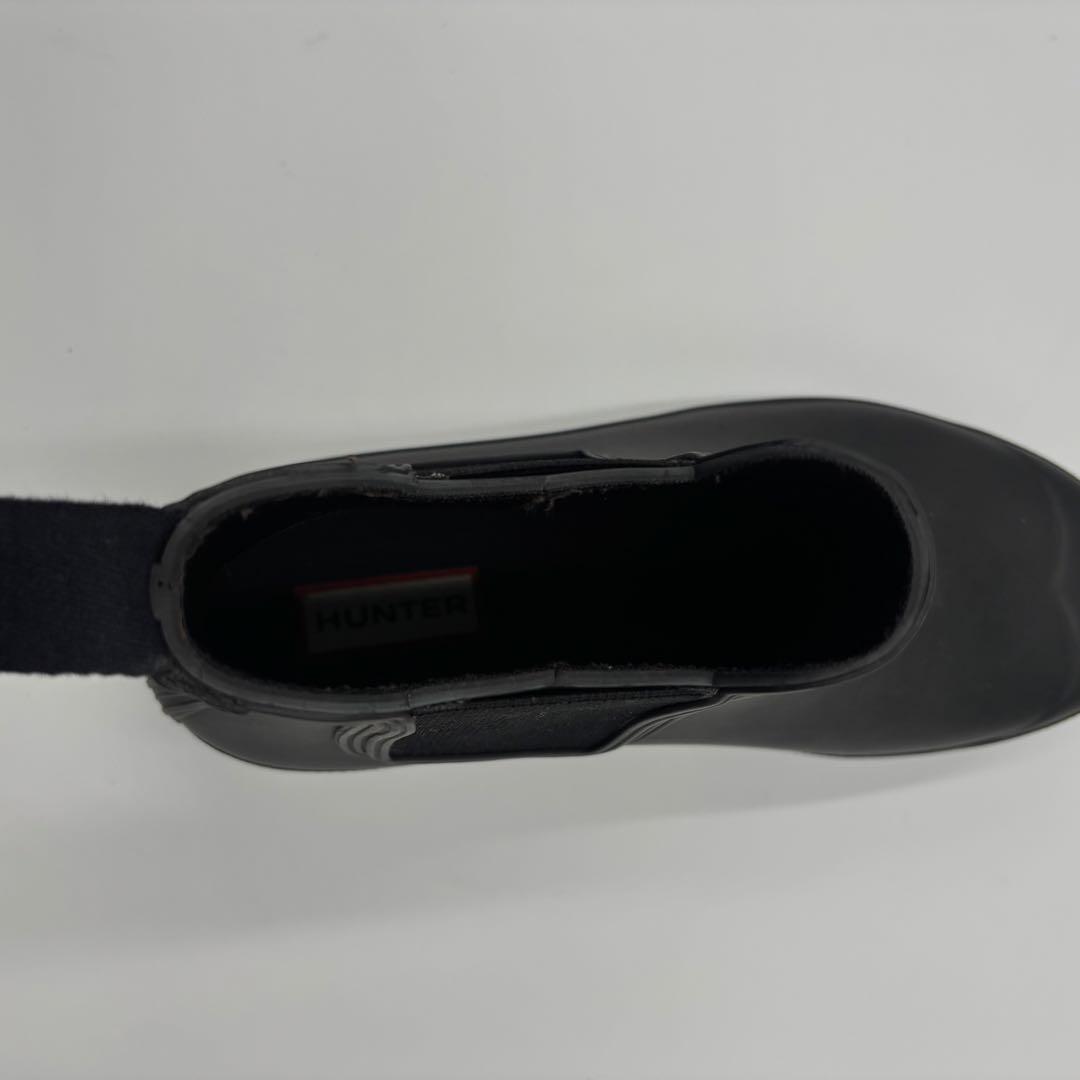 【極美品】HUNTER ハンター レインブーツ ショート丈 25 cm UK6