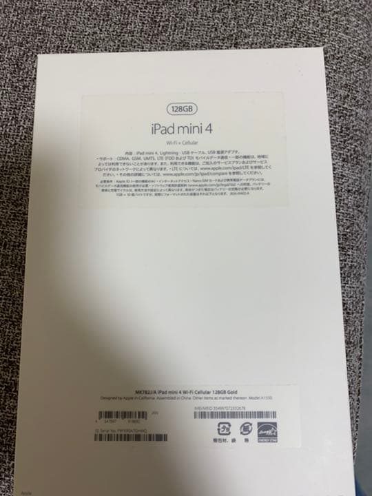 iPad本体 128GB iPad mini