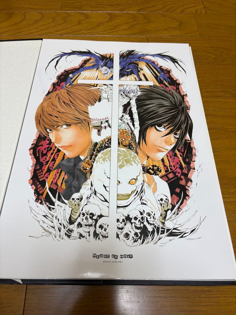 小畑健 画集 blanc et noir 初版 特典ポストカード付