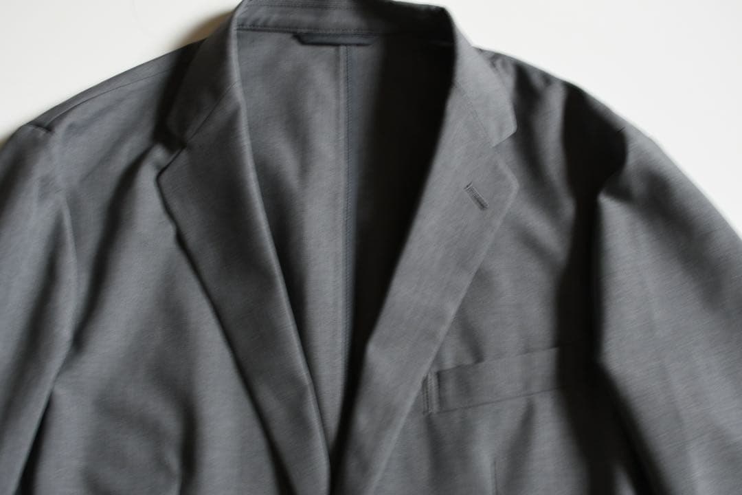 ドライエステルスリムセットアップ ジャケット＆パンツ 上下セット グレー / L