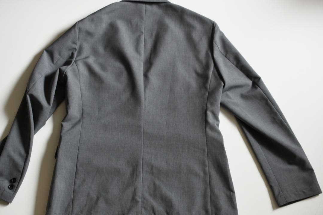 ドライエステルスリムセットアップ ジャケット＆パンツ 上下セット グレー / L