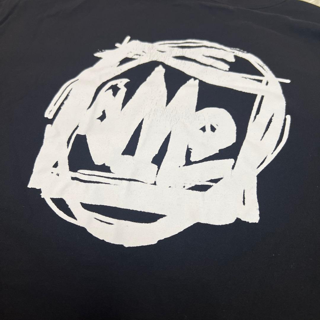 2024ss✨ モンクレール Tシャツ ペイントロゴ デカロゴ XL 黒