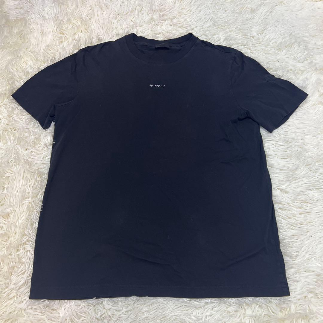 2024ss✨ モンクレール Tシャツ ペイントロゴ デカロゴ XL 黒