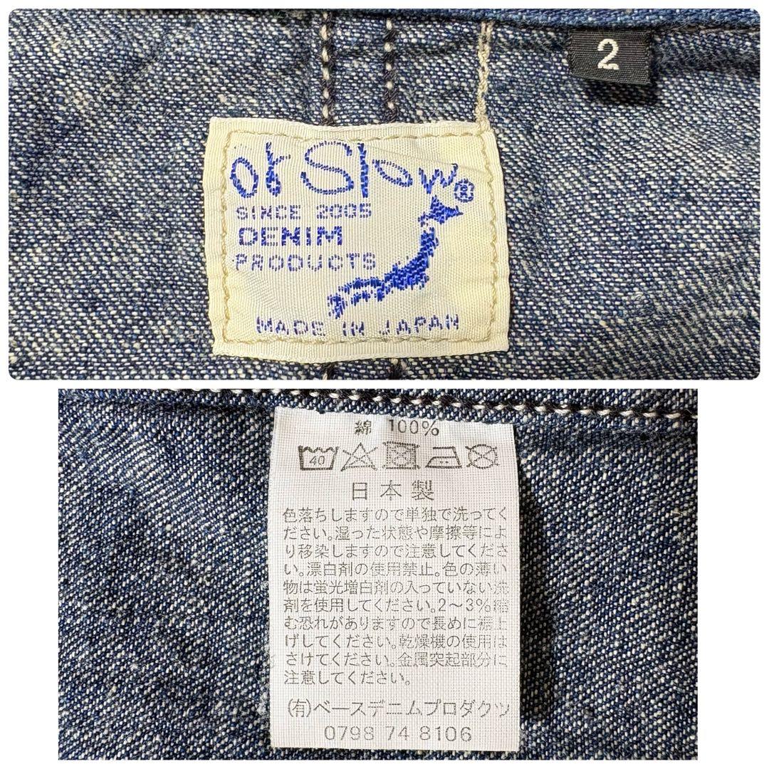 美品 オアスロウ 1940 デニムカバーオール インディゴ 2 日本製