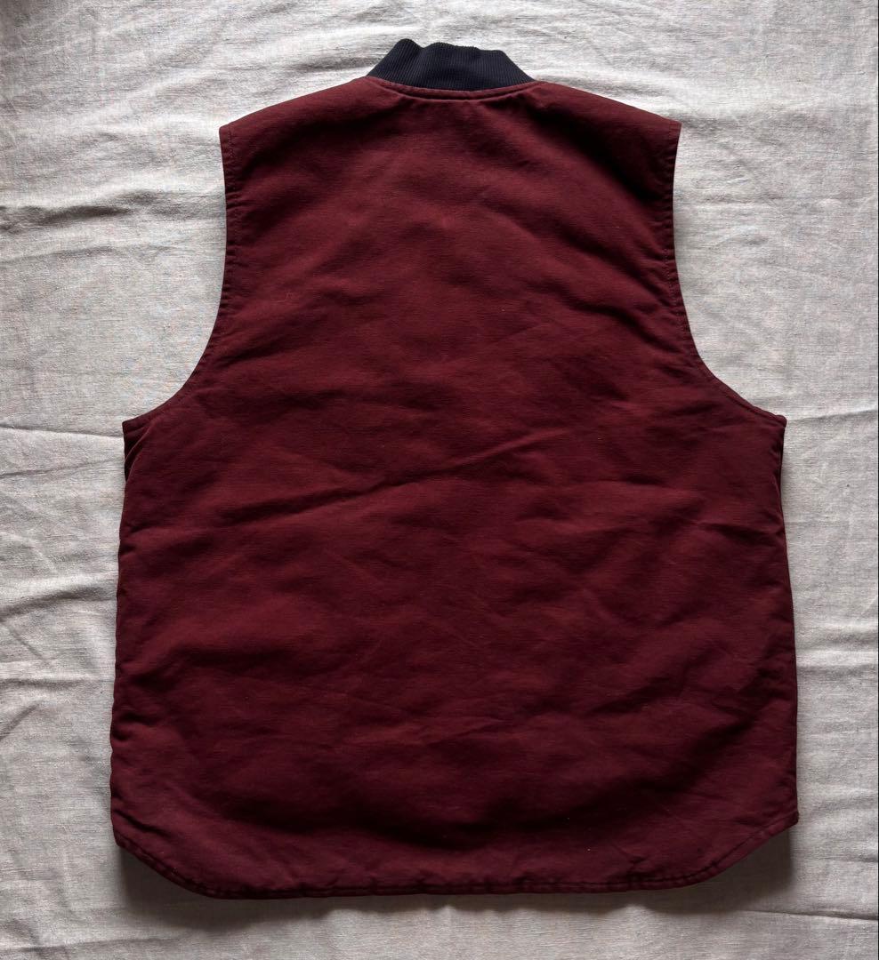 【USA製】90s Carhartt ダックベスト CLY レアカラー tall