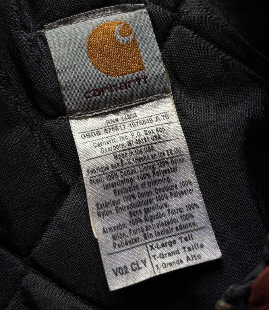 【USA製】90s Carhartt ダックベスト CLY レアカラー tall