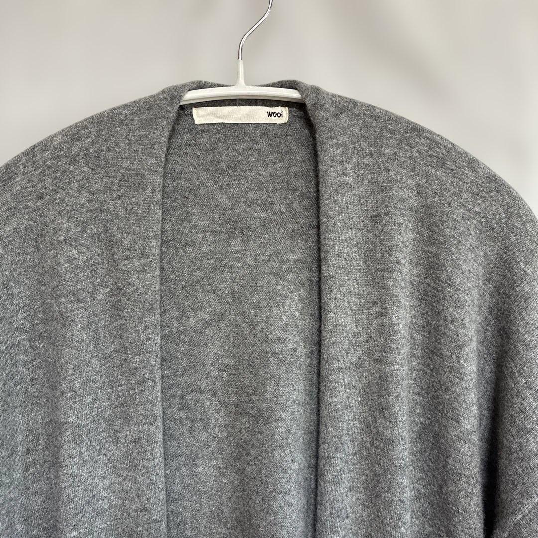 美品★evam eva★wool ニットカーディガン　ロング　22AW