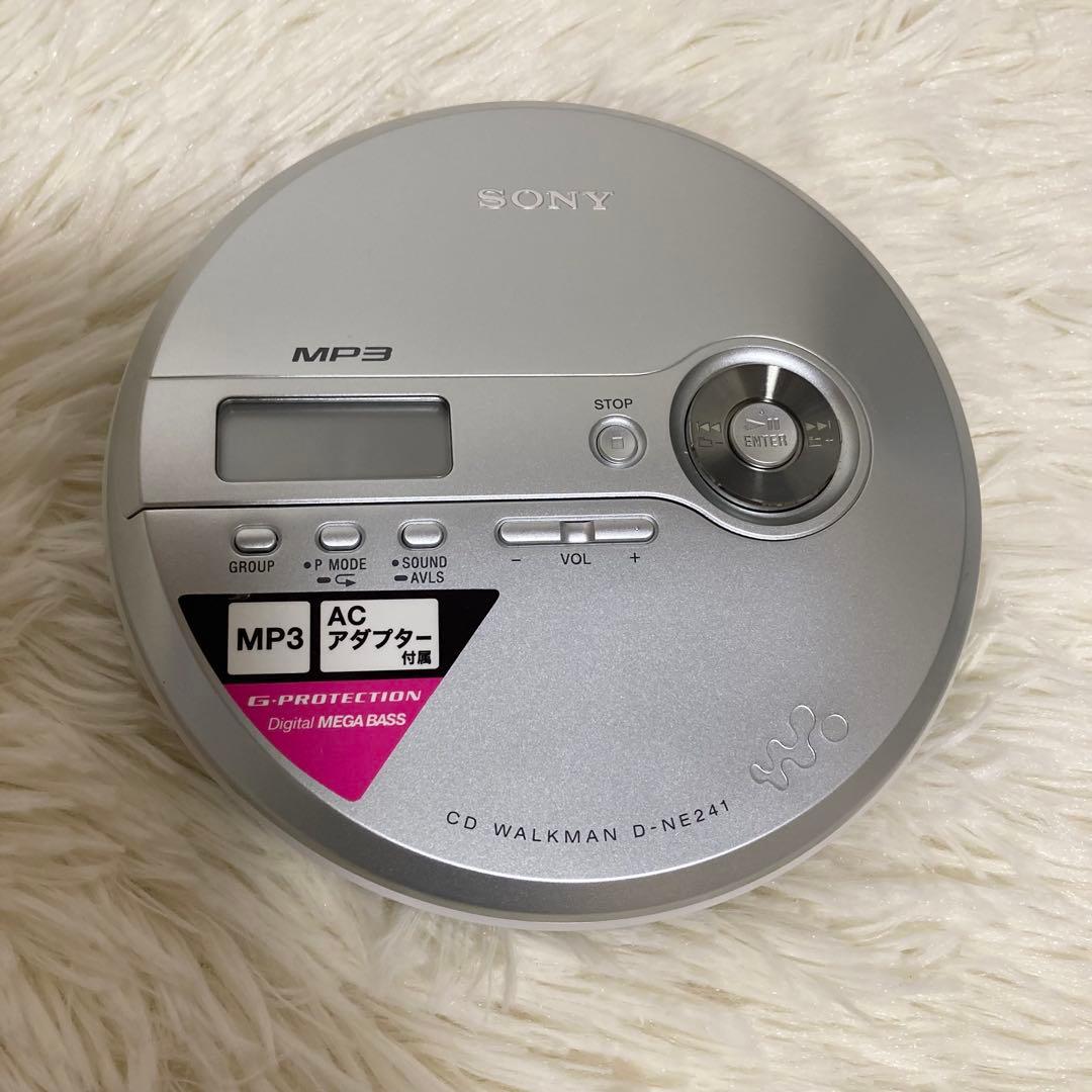SONY ポータブルCDプレーヤー D-NE241 動作品