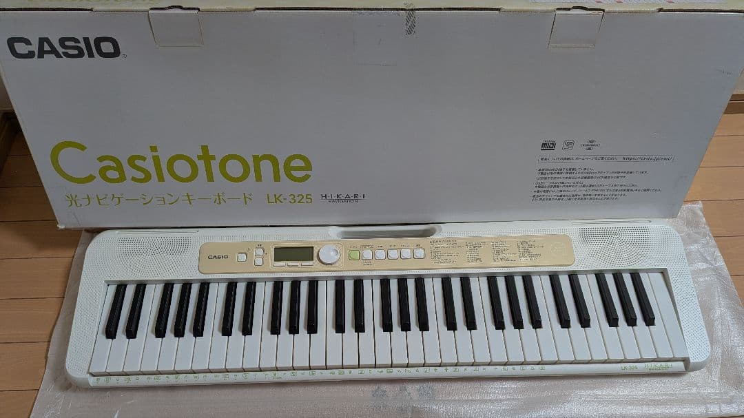 美品☆Casiotone 光ナビゲーションキーボード