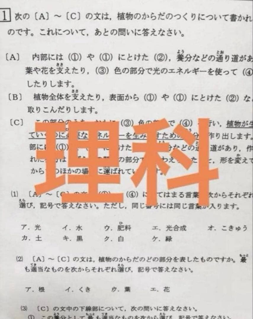 浜学園　小4 2023年度　復習テスト　Sクラス 3教科　実力、No.1〜21、