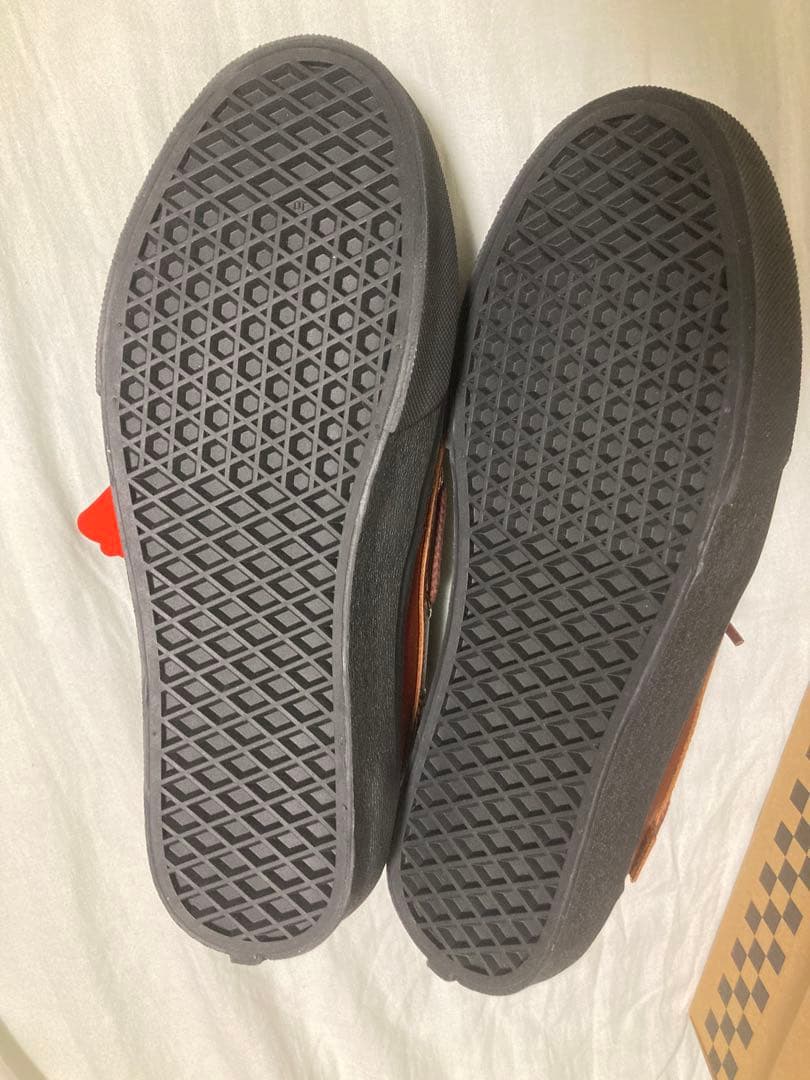 靴 VANS v176cf 2 eyelet brown/black 25.5