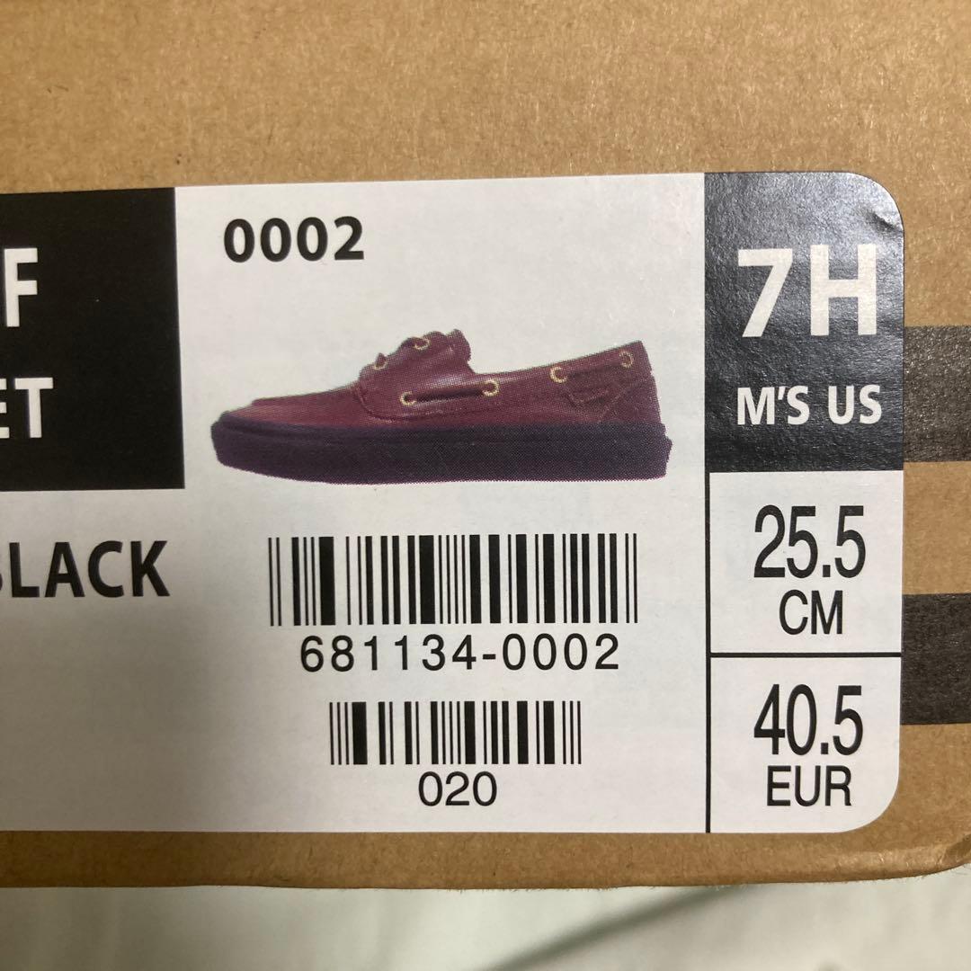 靴 VANS v176cf 2 eyelet brown/black 25.5