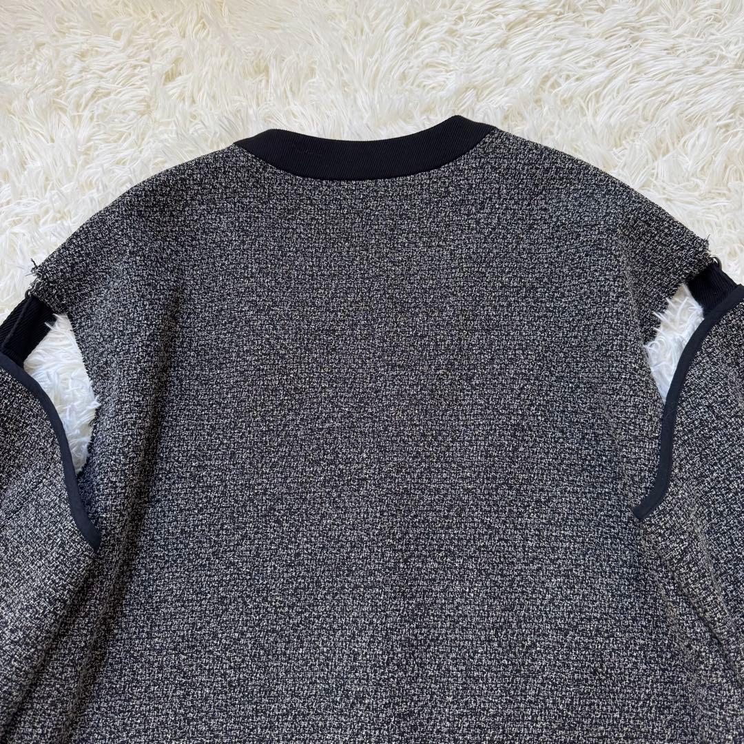 【美品】メゾンスペシャル 2way Sleeve Tweed Jacket