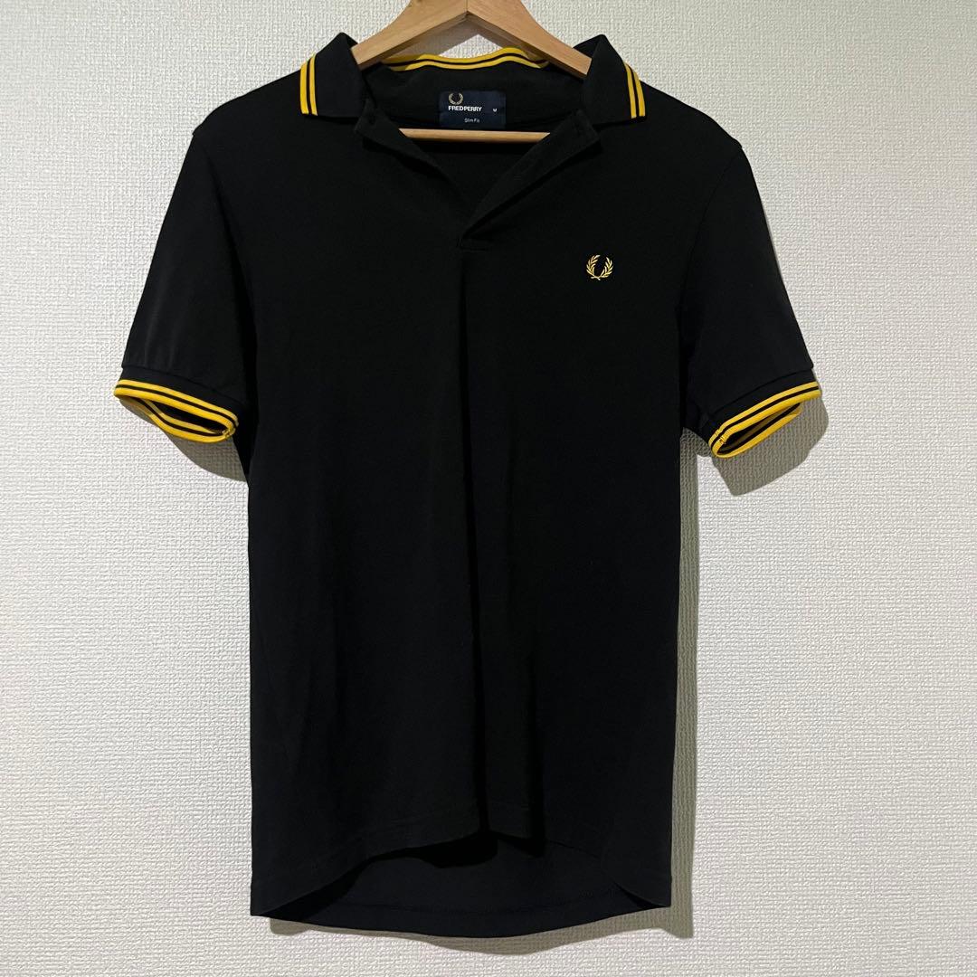 FRED PERRY 半袖ポロシャツ ブラック Mサイズ