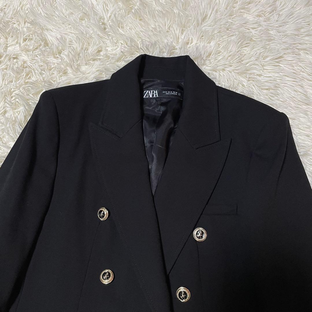 【おついち】ZARA ダブルブレストテーラードジャケット ブレザー