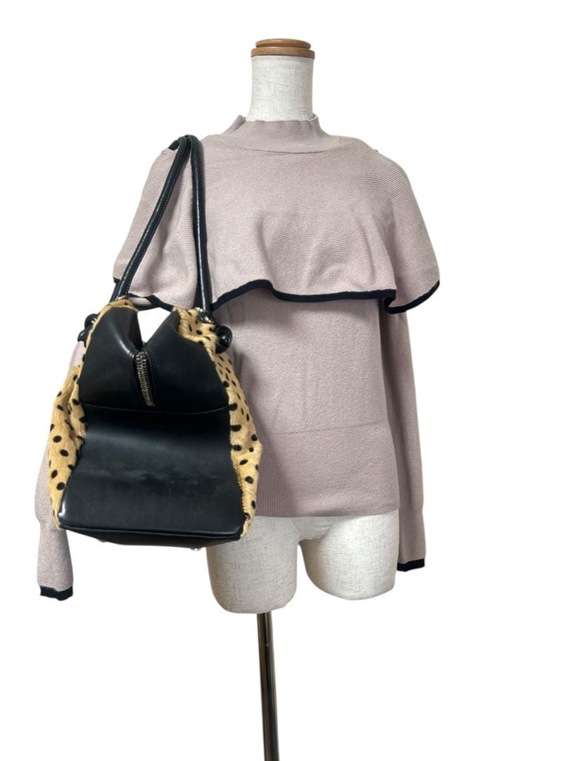 collection PRIVEE? ボストンバッグ ショルダーハンドバッグ黒系