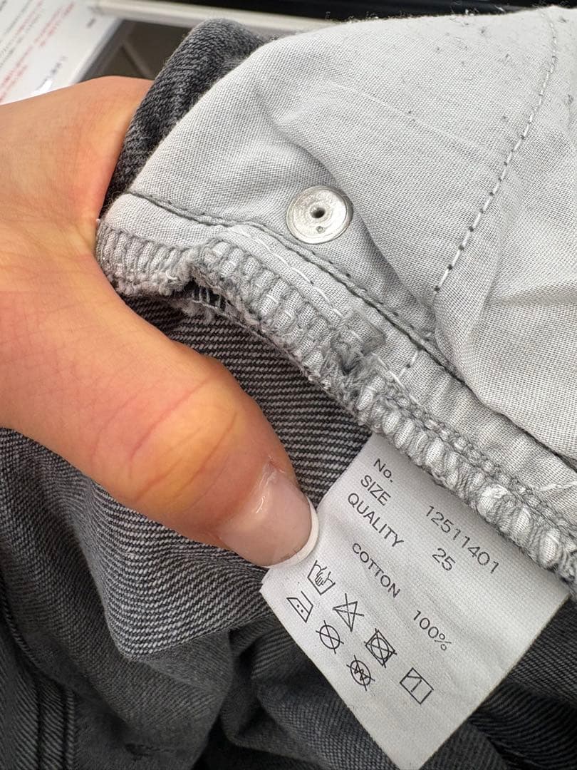 TODAYFUL Cary's Denim 　グレー 25サイズ