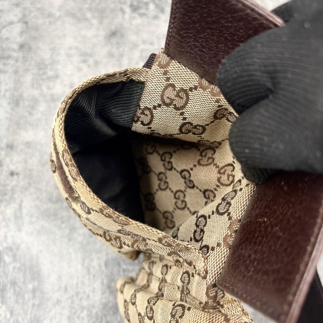 ✨極美品✨GUCCI ウエストポーチ GG ボディバッグ 28566 キャンバス