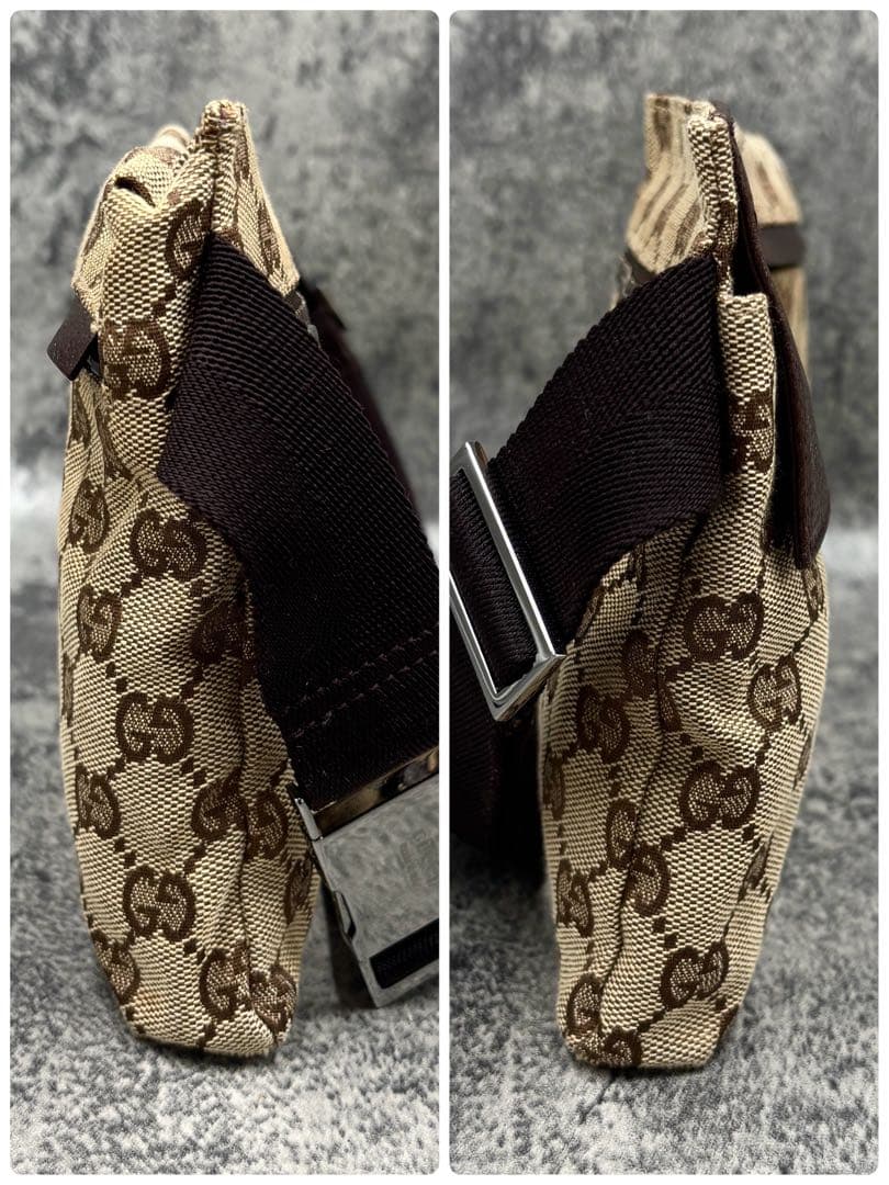 ✨極美品✨GUCCI ウエストポーチ GG ボディバッグ 28566 キャンバス