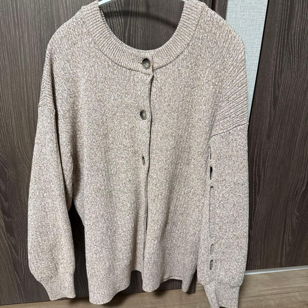 トップス clane W FACE COLOR MIX HOLE SLEEVE C/D 1