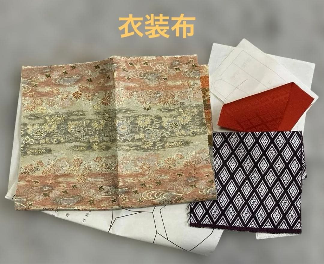木目込み　真多呂人形キット 『在原業平 』『清少納言』