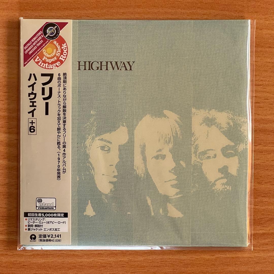 フリー FREE / 紙ジャケ仕様 ボーナストラック ６タイトル