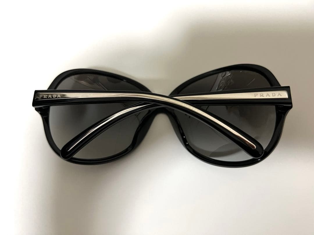 PRADA ロゴ入り サングラス SPR 19I ブラック 黒 眼鏡 アイウェア